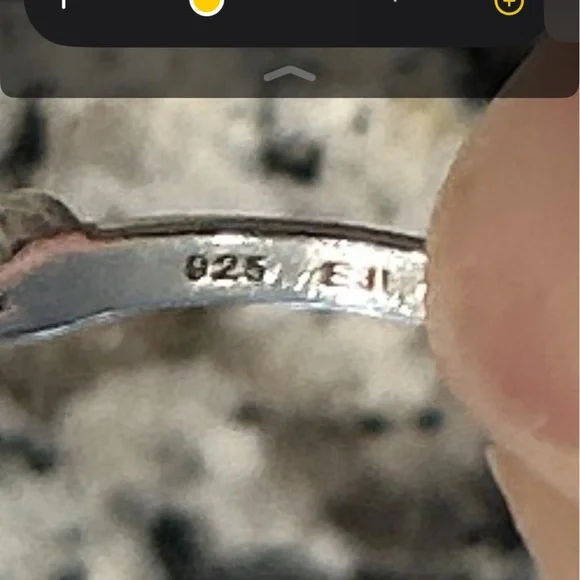Contessa Di Capri Sterling Silver Ring SIZE 7 - Picture 6 of 9